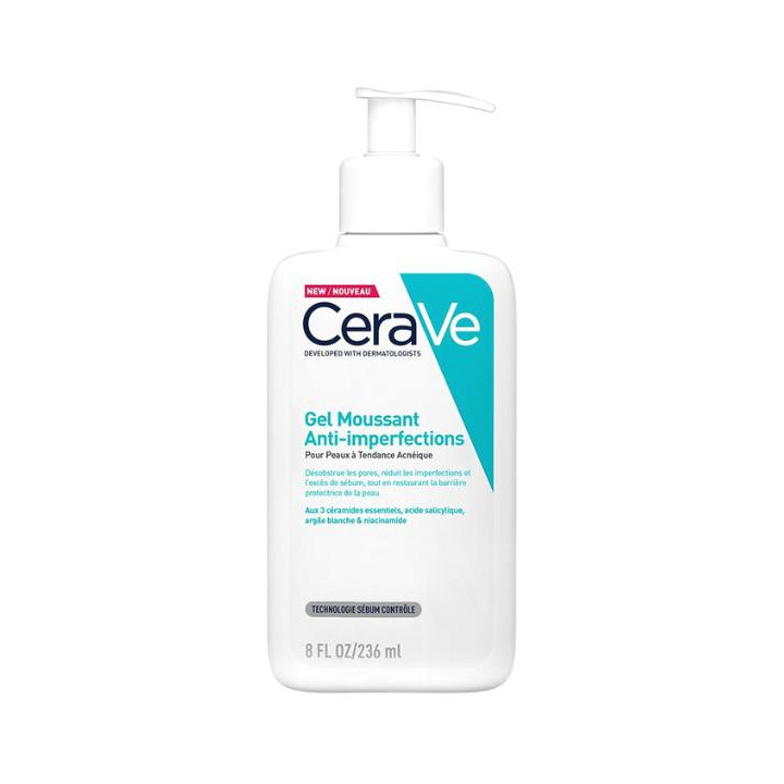CeraVe Gel Moussant Anti-Imperfections 236ml – Livraison 69 wilayas – Paiement CIB, Dahabia ou à la livraison