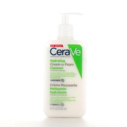 CeraVe Crème Moussante Nettoyante Hydratante Peaux Normales à Sèches 236ml – 