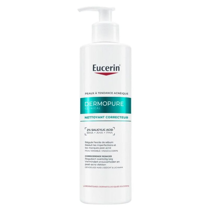 Eucerin DermoPure Clinical Nettoyant Correcteur Peaux Acnéiques 400ml –