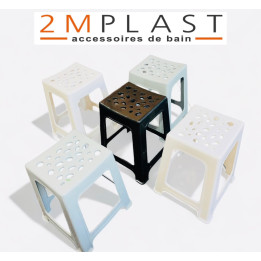 Tabouret Plastique Ajouré Multi-usage Salle de Bain et Cuisine – Livraison 69 wilayas – Paiement CIB, Dahabia ou à la livraison