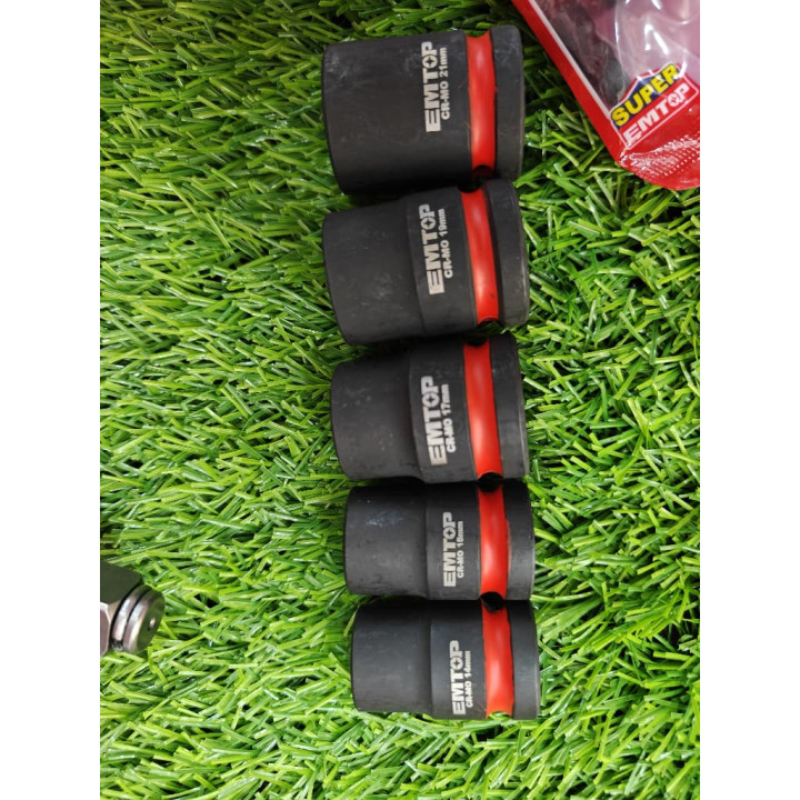 Clé à Chocs Sans Fil EMTOP 42V Max Batterie 2.0Ah et Douilles