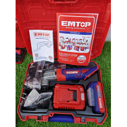Outil Multifonction Sans Fil EMTOP 20V Batterie 2.0Ah et Accessoires