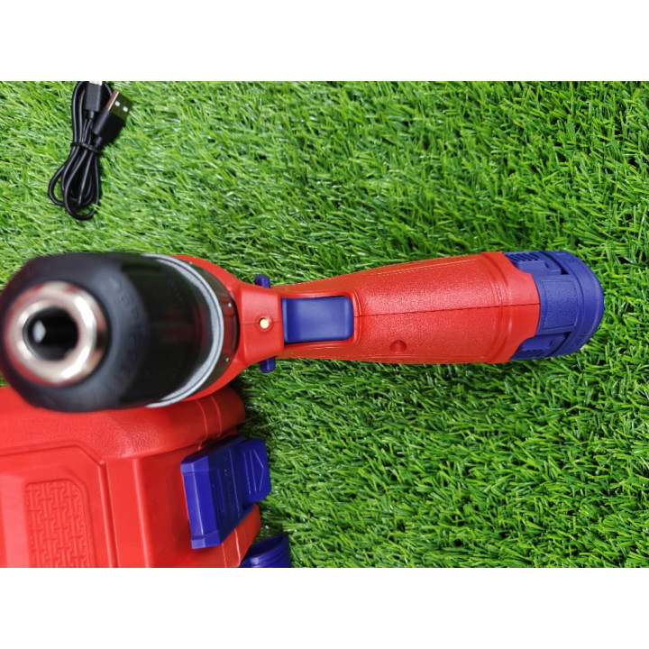Jeu de 148 Outils avec Perceuse Sans Fil 12V EMTOP