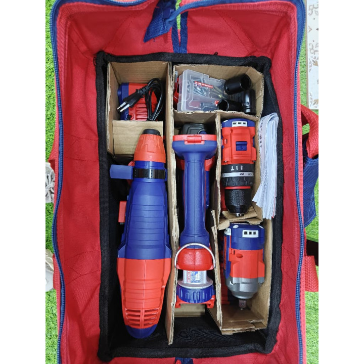 Kit Combiné 5 Outils Sans Fil 20V EMTOP – Livraison 69 wilayas – Paiement CIB, Dahabia ou à la livraison