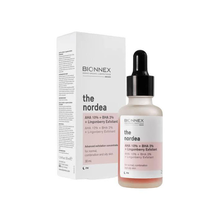 Bionnex The Nordea AHA 10% BHA 2% Lingonberry Exfoliant 30 ml – Livraison 69 wilayas