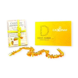 Denti Amber Collier d'Ambre Naturel Cattinaf – Livraison 69 wilayas – Paiement CIB, Dahabia ou à la livraison