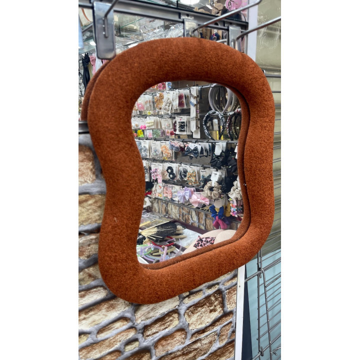 Miroir Décoratif avec Bordure Rembourrée – Livraison 69 wilayas – Paiement CIB, Dahabia ou à la livraison