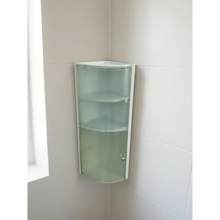Armoire d'Angle Murale 2 Portes Plexiglas – Livraison 69 wilayas – Paiement CIB, Dahabia ou à la livraison