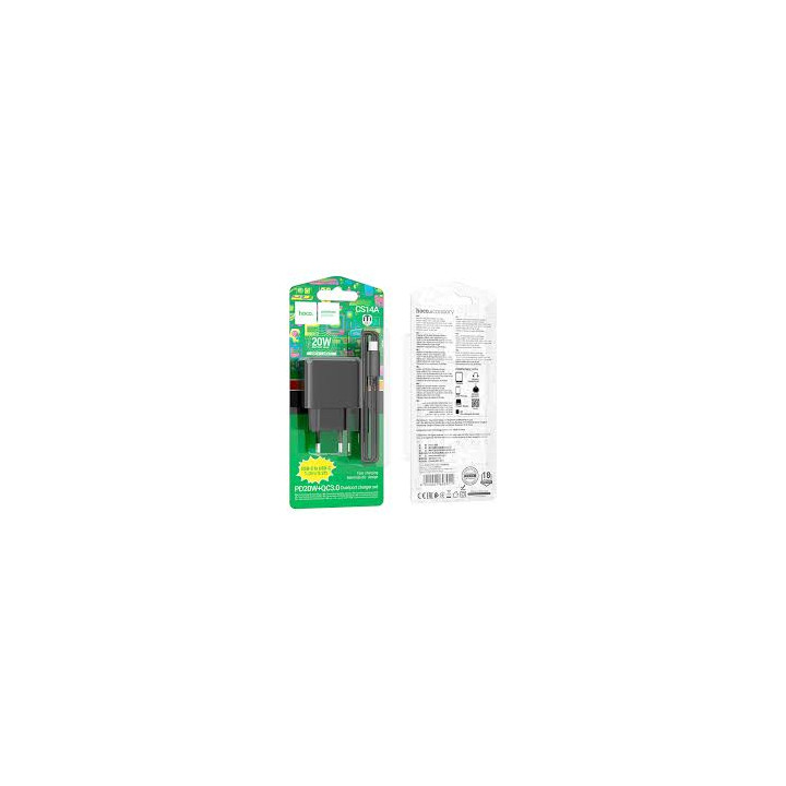 Hoco CS15A Ocean Chargeur Secteur PD 30W Type-C– Livraison 69 wilayas – Paiement CIB, Dahabia ou paiement a la livraison