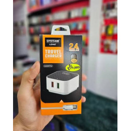 SIYOTEAM LDNIO A2207B Chargeur de Voyage 2.4A Double USB Câble Micro-USB – Livraison 69 wilayas – Paiement CIB, Dahabia ou COD