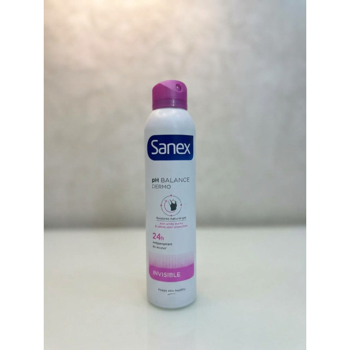 Sanex Déodorant Anti-Transpirant pH Balance Dermo Invisible  – Livraison 69 wilayas – Paiement CIB, Dahabia ou à la livraison