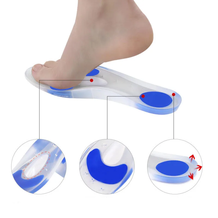 Megawell MS106 Semelle Orthopédique en Silicone – Livraison 69 wilayas – Paiement CIB, Dahabia ou à la livraison