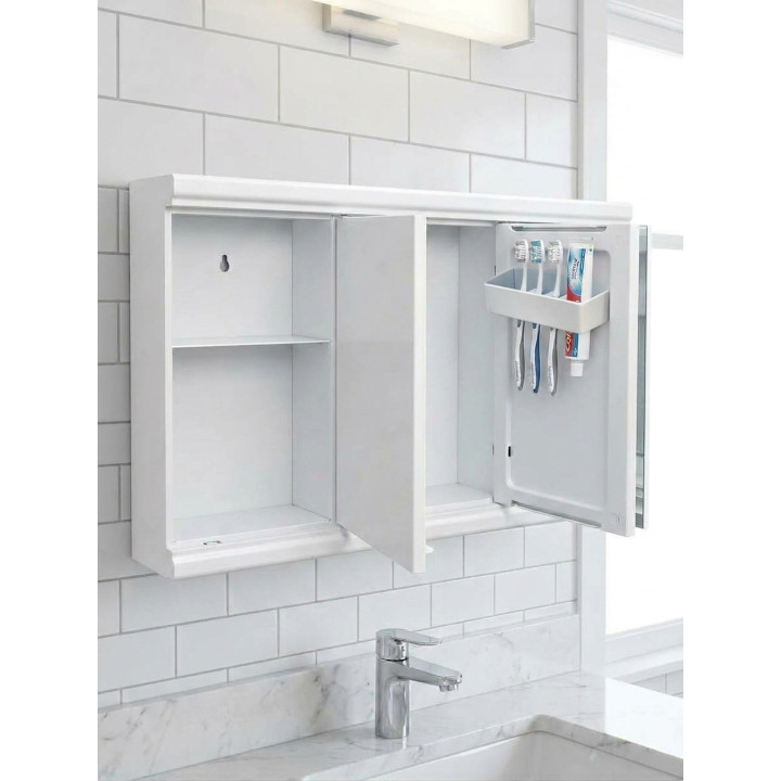 Armoire de Salle de Bain 3 Portes avec Miroir – Boîte à Pharmacie Murale – Livraison 69 wilayas – Paiement CIB, Dahabia ou COD