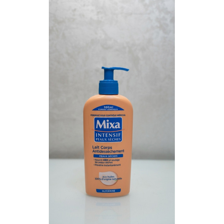 Mixa Intensif Lait Corps Antidessèchement Peaux Sèches 300ml – Livraison 69 wilayas – Paiement CIB, Dahabia ou à la livraison