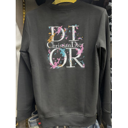 Sweat-shirt Noir Broderie Multicolore Coupe Classique – Livraison 69 wilayas – Paiement CIB, Dahabia ou à la livraison