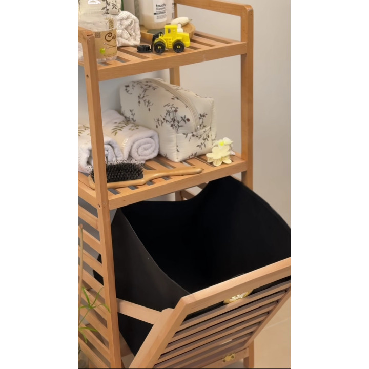 Meuble de rangement salle de bain en bois – Livraison 69 wilayas – Paiement CIB, Dahabia ou à la livraison