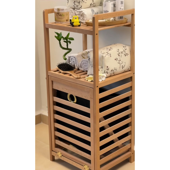 Meuble de rangement salle de bain en bois – Livraison 69 wilayas – Paiement CIB, Dahabia ou à la livraison